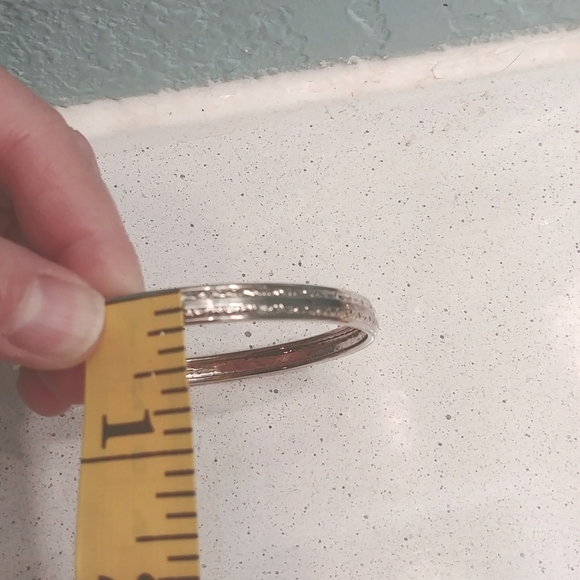 Siver bungle, Hand engraving - Picture 5 of 6